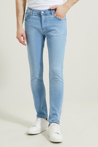 Jean slim - Bleu - Longueur 34