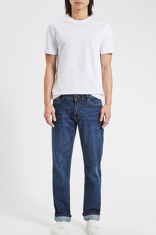 Jean regular - Bleu - Longueur 34