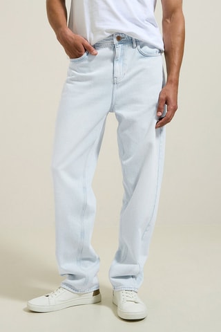 Jean loose - Ciel - Longueur 34