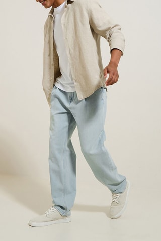 Jean loose - Bleu clair - Longueur 34