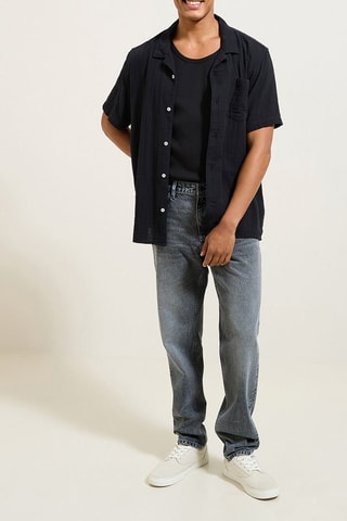 Jean tapered - Gris - Longueur 34