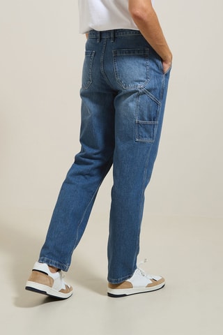 Jean loose - Bleu - Longueur 34