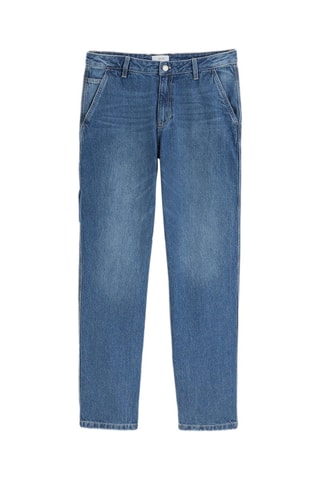 Jean loose - Bleu - Longueur 34
