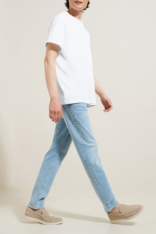 Jean straight - Ciel - Longueur 32