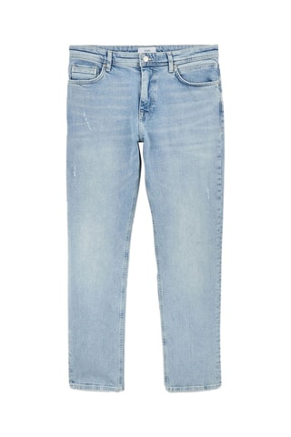 Jean straight - Ciel - Longueur 34