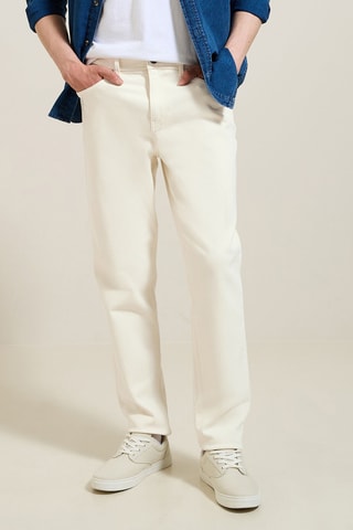 Jean tapered slim - Ecru