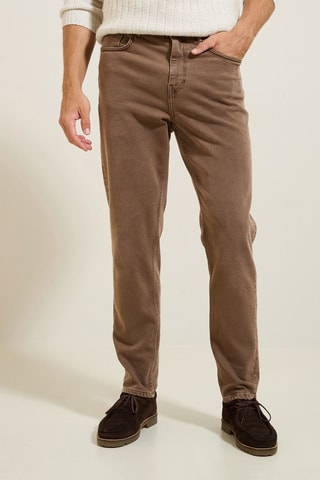 Jean tapered - Marron