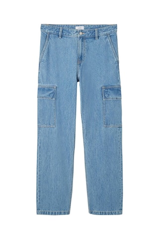 Jean cargo - Bleu - Longueur 34