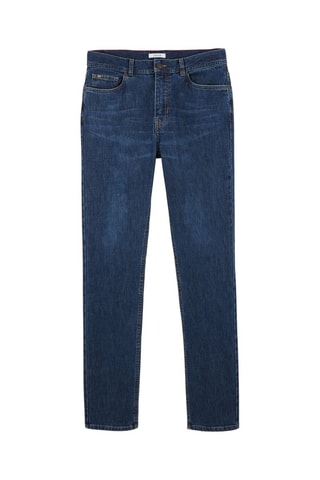Jean straight - Bleu - Longueur 34