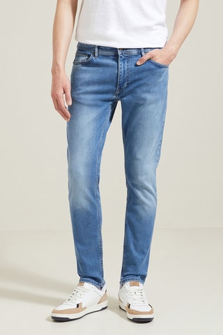 Jean slim - Bleu - Longueur 32