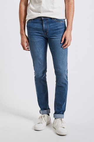 Jean slim - Bleu marine - Longueur 34