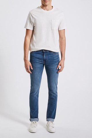 Jean slim - Bleu marine - Longueur 34