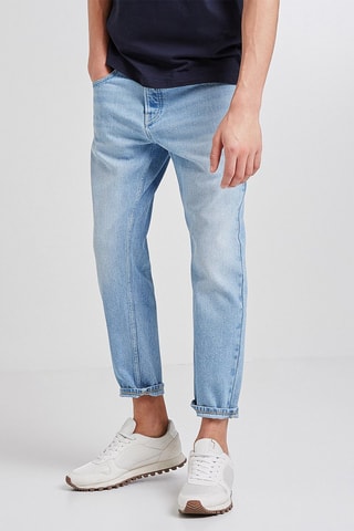 Jean tapered - Bleu - Longueur 34