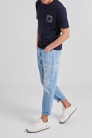 Jean tapered - Bleu - Longueur 34