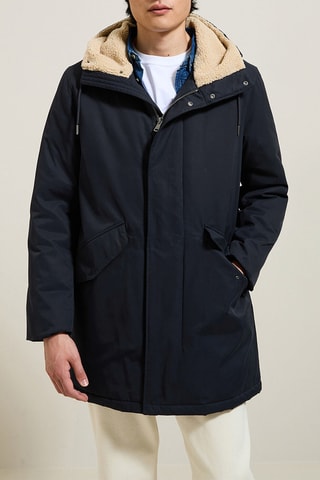 Parka à capuche - Bleu marine