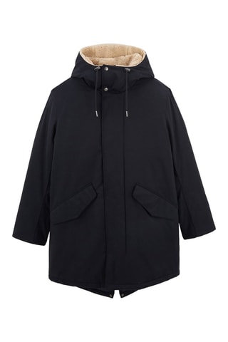 Parka à capuche - Bleu marine