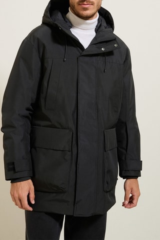 Parka à capuche - Noir