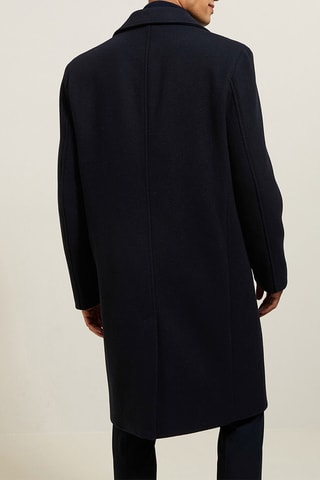Manteau en laine - Bleu marine