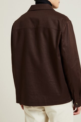 Veste en lin - Marron