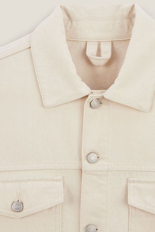 Veste en jean en coton biologique - Ecru