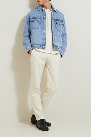 Veste en jean en coton biologique - Bleu