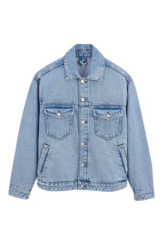 Veste en jean en coton biologique - Bleu