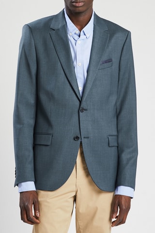 Veste slim en laine - Gris