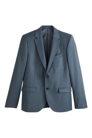 Veste slim en laine - Gris