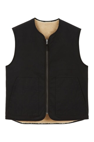 Veste réversible sans manches - Noir