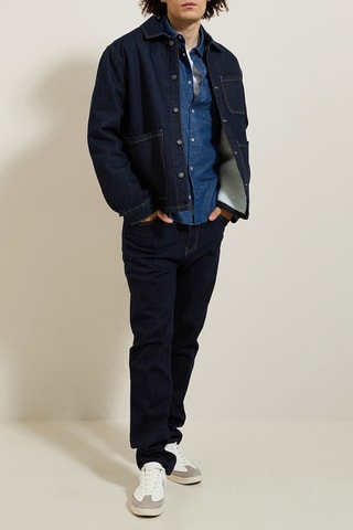 Veste en jean - Bleu marine