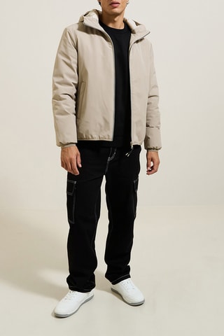Veste à capuche - Beige