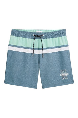 Short de bain Bleu clair chiné