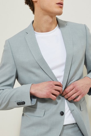 Veste de costume extra slim - Bleu clair