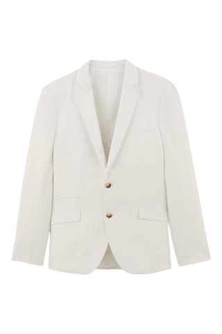 Veste de costume en lin - Blanc