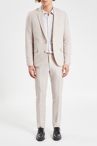 Veste de costume en lin - Beige