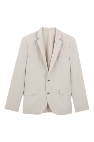 Veste de costume en lin - Beige