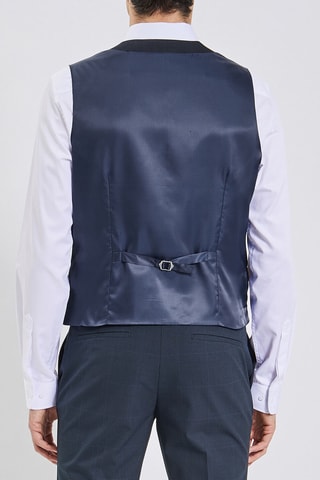 Gilet de costume slim - Bleu