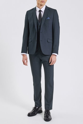 Gilet de costume slim - Bleu