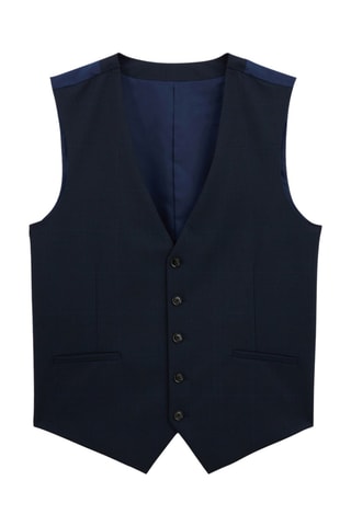 Gilet de costume slim - Bleu
