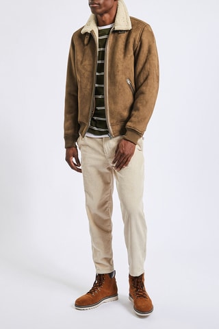 Blouson en velours - Camel