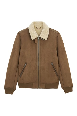 Blouson en velours - Camel