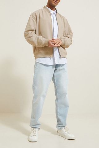 Blouson zippé - Beige