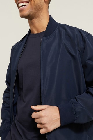 Blouson zippé - Bleu