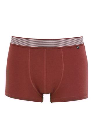 5 boxers en coton biologique - Rouge
