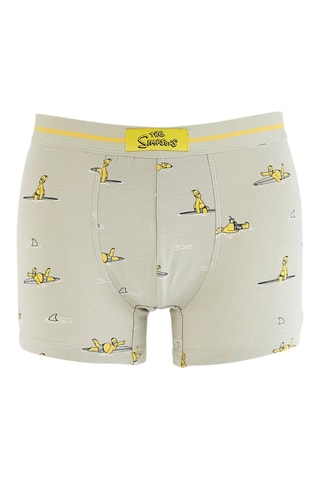 Boxer en coton biologique Homer Les Simpson - Vert d’eau