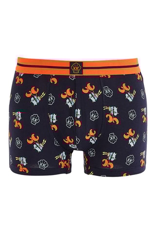 Boxer en coton biologique M. Krabs Bob l’éponge - Bleu foncé
