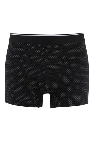 Boxer en coton biologique - Noir