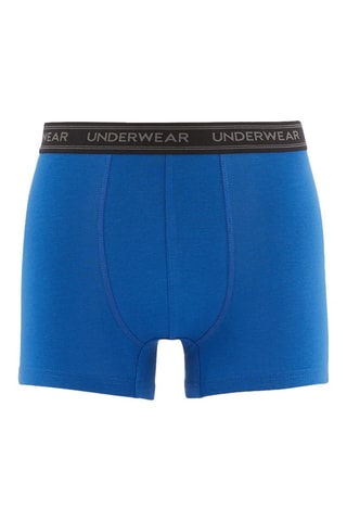 Boxer en coton biologique - Bleu
