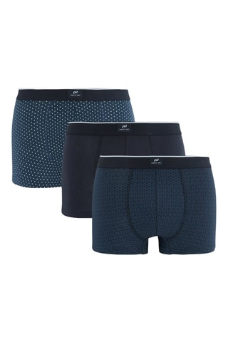 3 boxers - Bleu