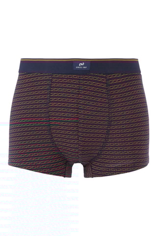 3 boxers en coton biologique - Bleu marine
